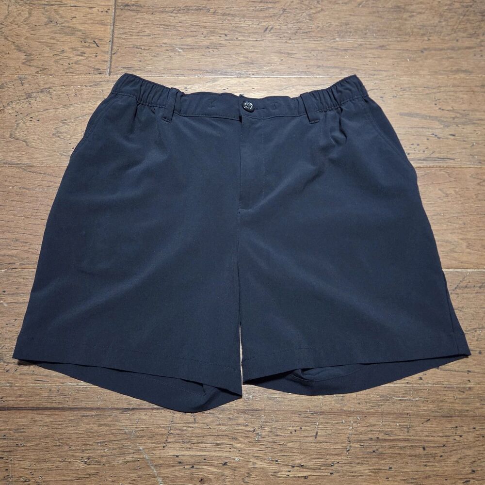 Chubbies Everywear Performance Shorts 6" Inseam Black Men's Large Stretch